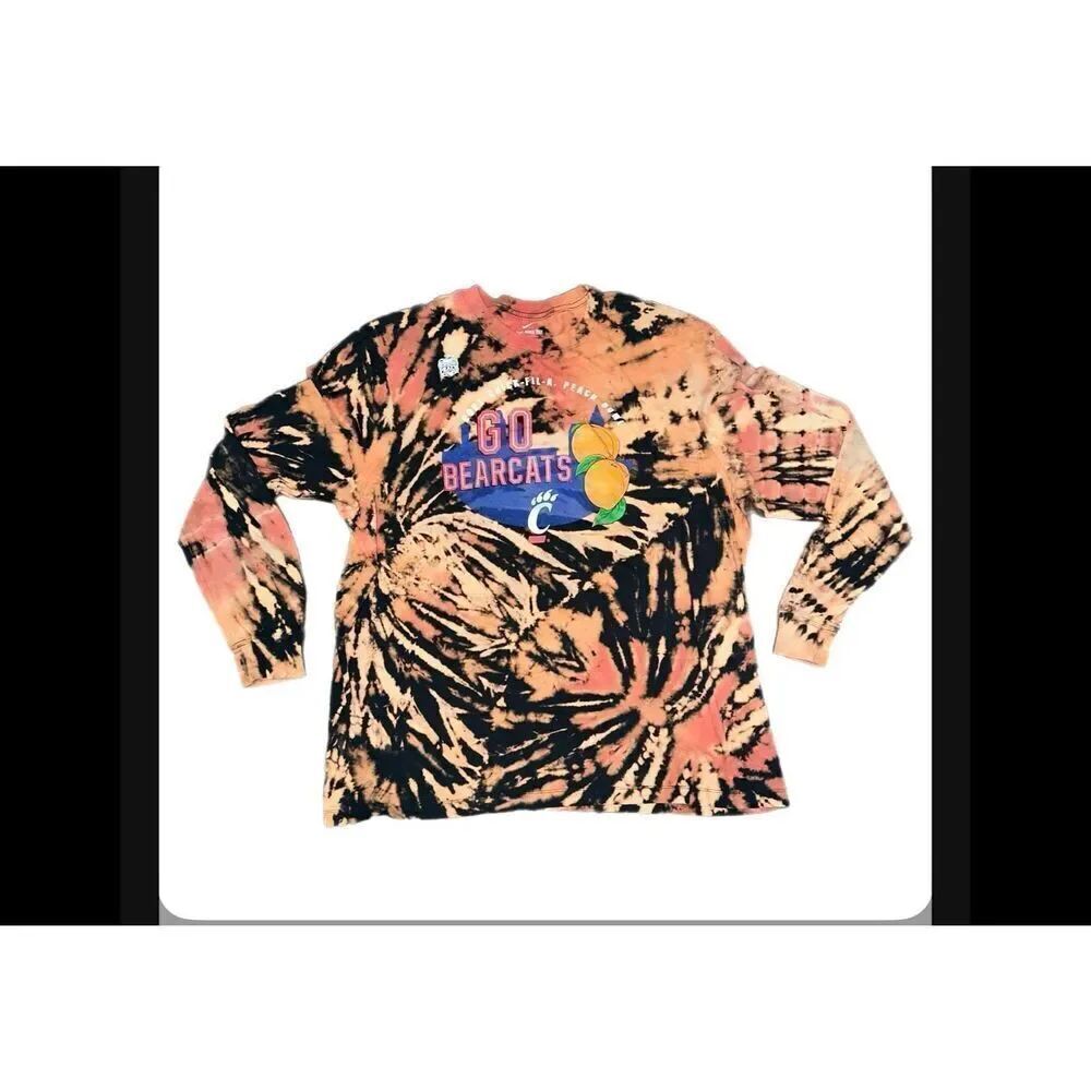 Cincinnati Bearkats Peach Bowl Tie-Dye Long Sleeve
